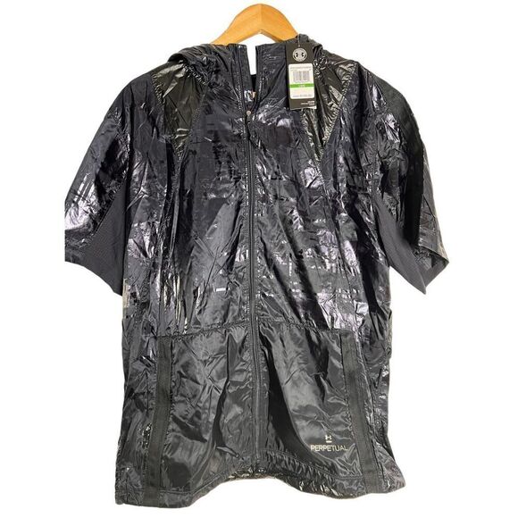 NWT Under Armour Perpetual Short Sleeve Windbreaker Jacket sz L - Picture 4 of 8